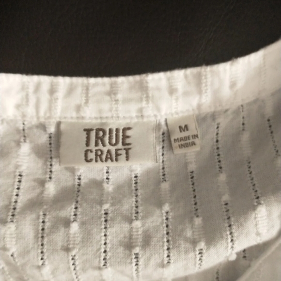 White Ruffle Top - Picture 2 of 3